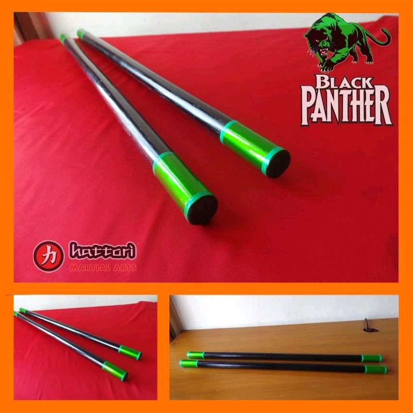 Stick Arnis Eskrima Rotan Black Panther Varian 2 - Gambar 2